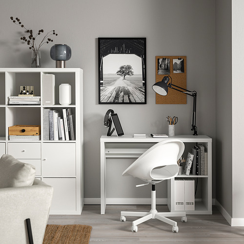 KALLAX / LOBERGET, desk and chair. 2 of 9 open dialog