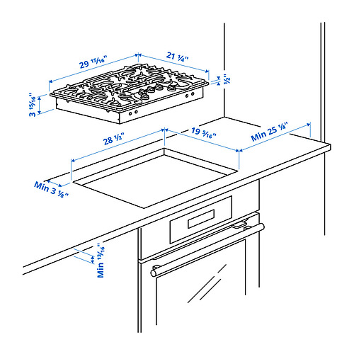 NORREDSTA, gas cooktop. 2 of 4 open dialog