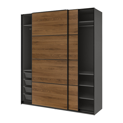 PAX / MEHAMN, wardrobe with sliding doors. 1 of 5 open dialog