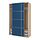 Select colour variation: MEHAMN walnut effect / blue
