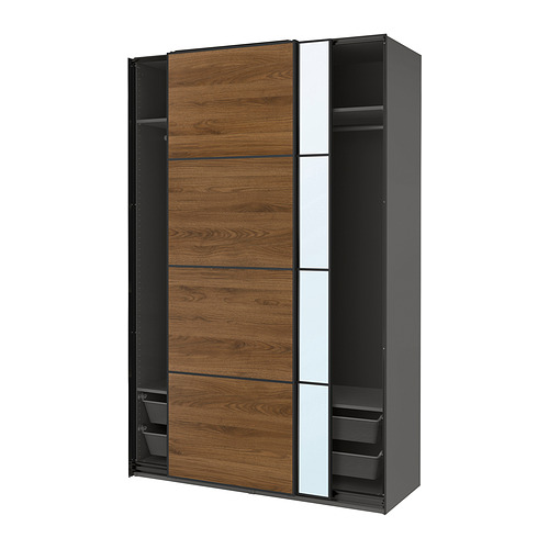 PAX / MEHAMN / AULI, wardrobe with sliding doors. 1 of 5 open dialog