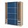 Select colour variation: MEHAMN walnut effect / blue