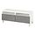 Select colour variation: White / KALLVIKEN light grey concrete effect