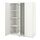 Select colour variation: FORSAND white / ÅHEIM mirror glass