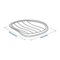 Measurement Illustration - PYNTEN children´s seat pad for desk chair