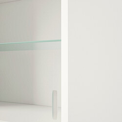 Measurement Illustration - KNOXHULT wall cabinet with sliding doors