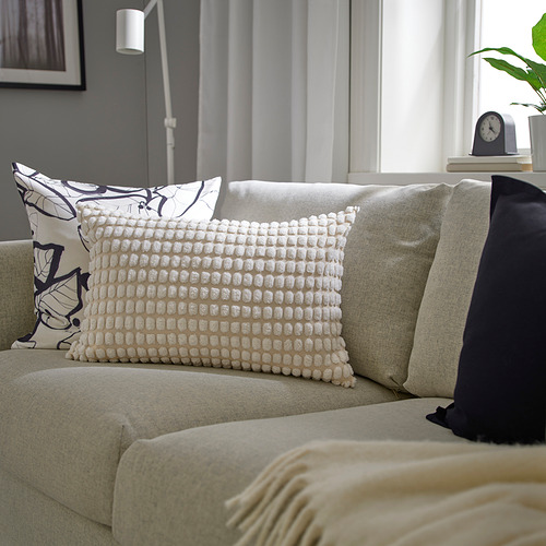 SVARTPOPPEL, cushion cover. 2 of 6 open dialog