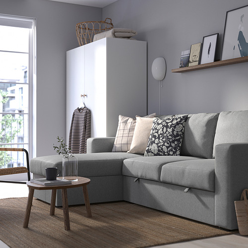 BÅRSLÖV, 3 seat sofa bed with chaiselongue. 5 of 10 open dialog