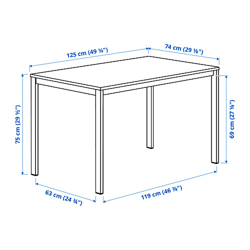 VIHALS / VIHALS, mesa con 4 sillas. 7 de 8 abrir diálogo