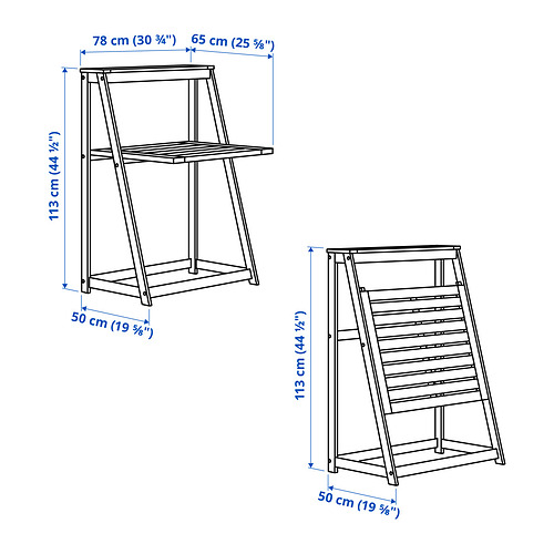 DJUPÖN, mesa plegable. 6 de 6 abrir diálogo