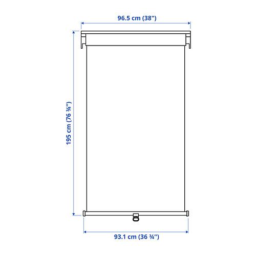 TRETUR, blackout roller blind. 5 of 5 open dialog