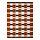 Current variation: white/brown/light blue handwoven, 5 ' 7 "x7 ' 10 "