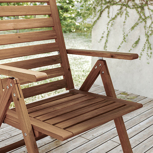 NÄMMARÖ, outdoor foldable reclining chair. 3 of 5 open dialog