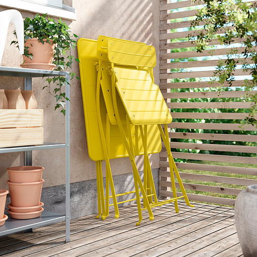 SUNDSÖ, table and 2 folding chairs. 2 of 5 open dialog