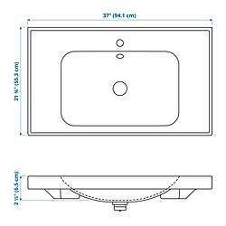 Measurement Illustration - ORRSJÖN sink