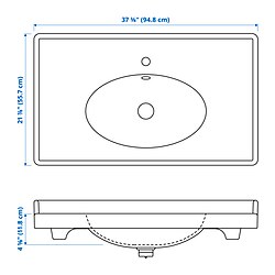 Measurement Illustration - RUTSJÖN sink