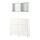 Variación actual: Blanco / SELSVIKEN alto brillo blanco / GLASSVIK vidrio claro