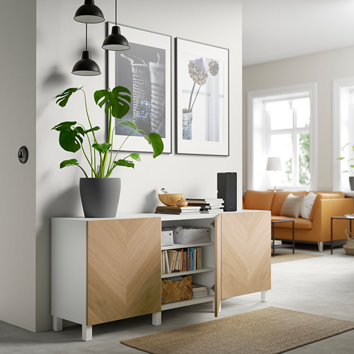 BESTÅ, mueble sala con puertas. 2 de 8 abrir diálogo