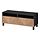 Select colour variation: Black-brown / Hedeviken oak veneer
