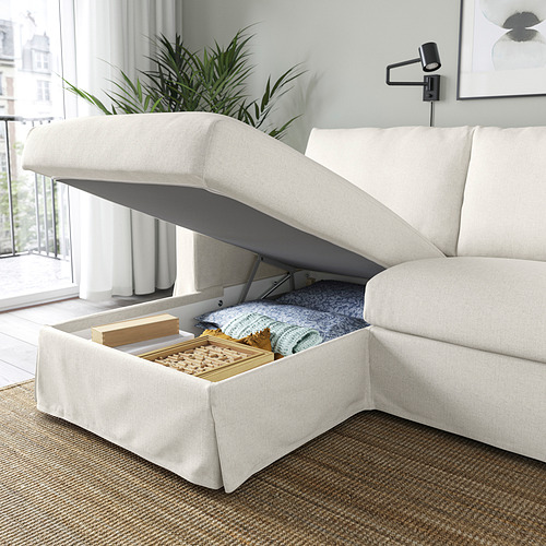 HYLTARP, sofá 3 plazas con chaiselongue izquierda. 3 de 6 abrir diálogo