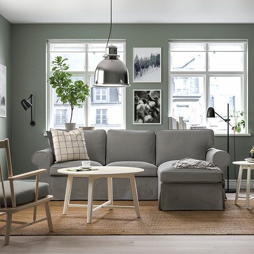 UPPLAND, 3-seat sofa with chaiselongue. 2 of 6 open dialog