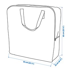 Ilustración de medidas - DIMPA bolsa de almacenaje
