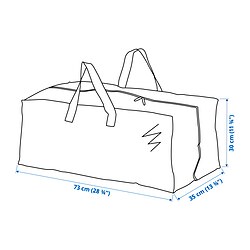 Ilustración de medidas - FRAKTA bolsa para carrito