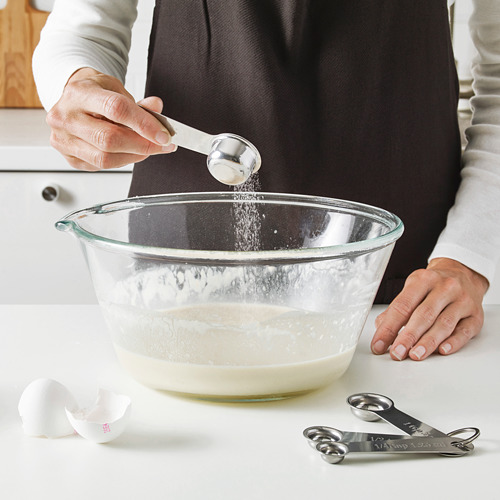 VARDAGEN, measuring spoons, set of 4. 2 of 2 open dialog