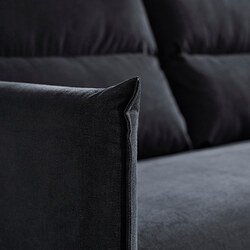 Measurement Illustration - MANNARP sofa with chaise