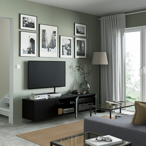 BESTÅ, banco para TV con puertas. 2 de 8 abrir diálogo