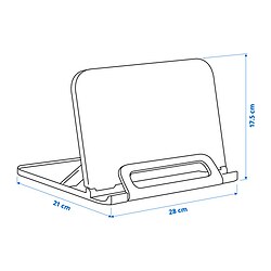 Ilustración de medidas - BÖNSYRSA soporte para libros