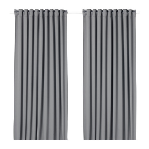 MAJGULL, black-out curtains, 1 pair. 1 of 6 open dialog