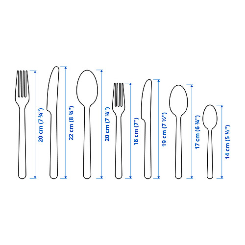 IKEA 365+, cubertería, 56 piezas. 5 de 5 abrir diálogo