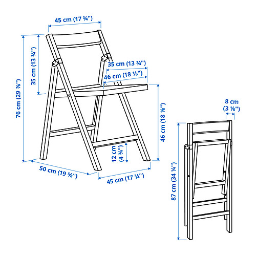 IKEA PS 2026, folding chair. 8 of 9 open dialog