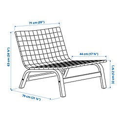 Ilustración de medidas - STOCKHOLM 2025 silla