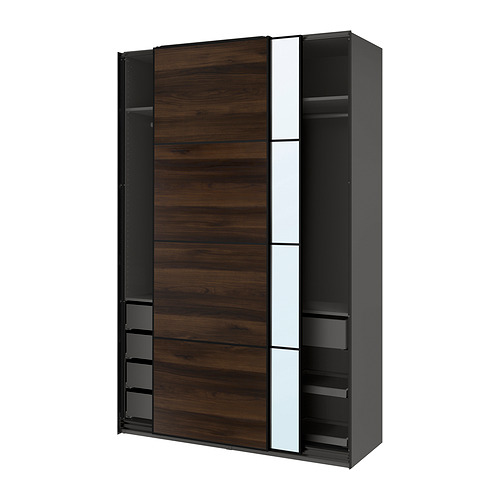 PAX / MEHAMN / AULI, wardrobe with sliding doors. 1 of 5 open dialog