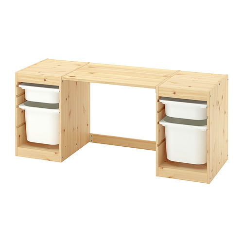 TROFAST, desk with storage boxes. 1 of 7 open dialog