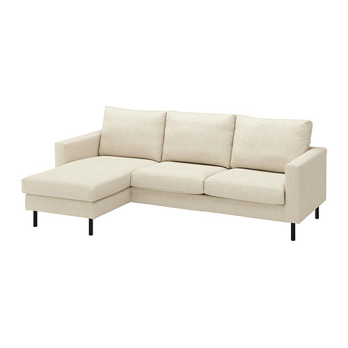 SALTSJÖBADEN, 3 seat sofa with chaise. 1 of 7 open dialog