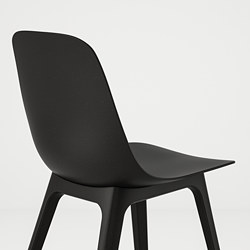 Measurement Illustration - DOCKSTA/ODGER round dining table and 4 chairs