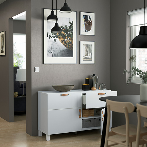 BESTÅ, sideboard with drawer runner, soft-closing. 2 of 10 open dialog