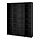 Selecciona variación de color: negro efecto de roble, 63 "x11 3/4 "x79 1/2 "