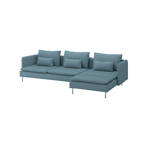 SÖDERHAMN, 4-seat sofa with chaise longue. 1 of 6 open dialog