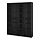 Selecciona variación de color: negro efecto roble, 63 "x11 3/4 "x79 1/2 "