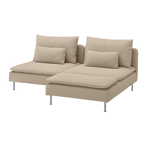 SÖDERHAMN, 2 seat sofa with chaise longue. 1 of 7 open dialog