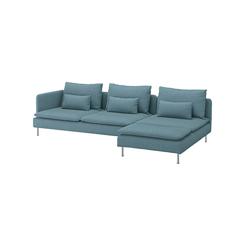 SÖDERHAMN, sectional, 4-seat with chaise. 1 of 8 open dialog