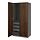 Select colour variation: dark gray/walnut veneer