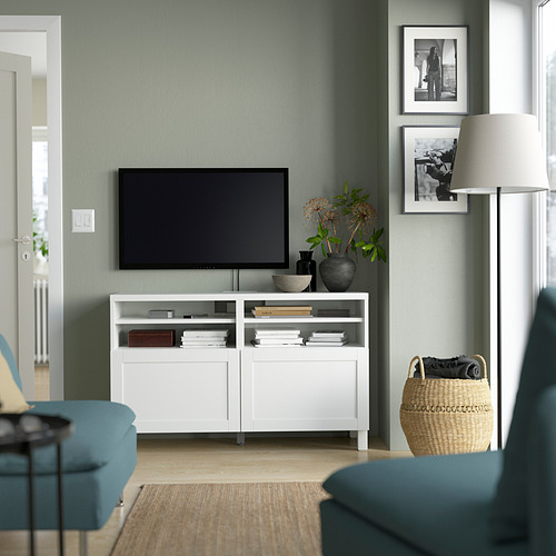 BESTÅ, banco para TV con puertas. 2 de 8 abrir diálogo