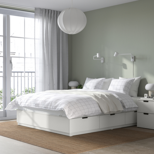 NORDLI, cama con almacenaje. 2 de 7 abrir diálogo