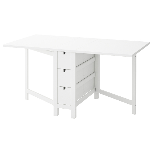NORDEN, drop leaf dining table. 1 of 7 open dialog