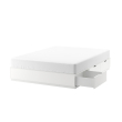 NORDLI bed with 6 storage boxes 
